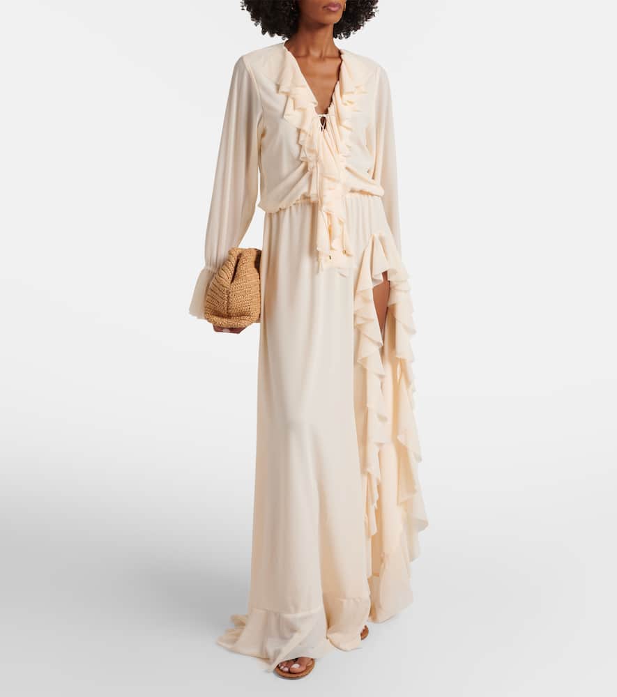 Bellen ruffled maxi dress