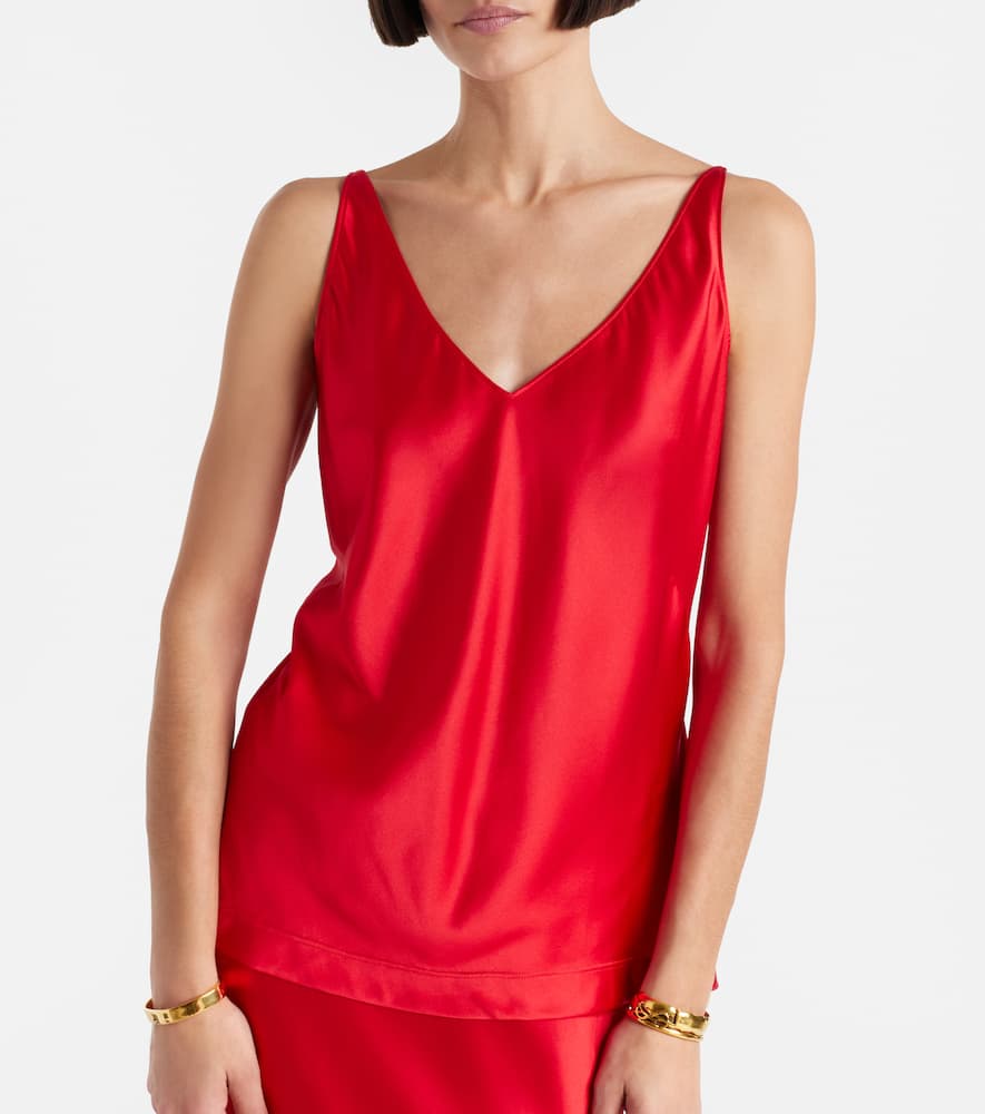 Sense Of Shine silk-blend satin camisole