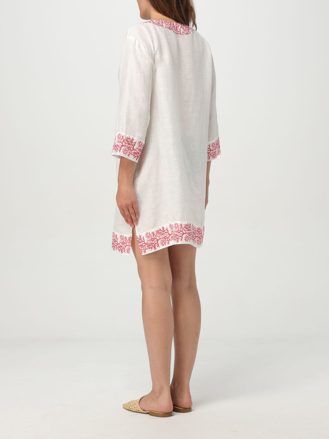 Macha floral-print dress - Pink