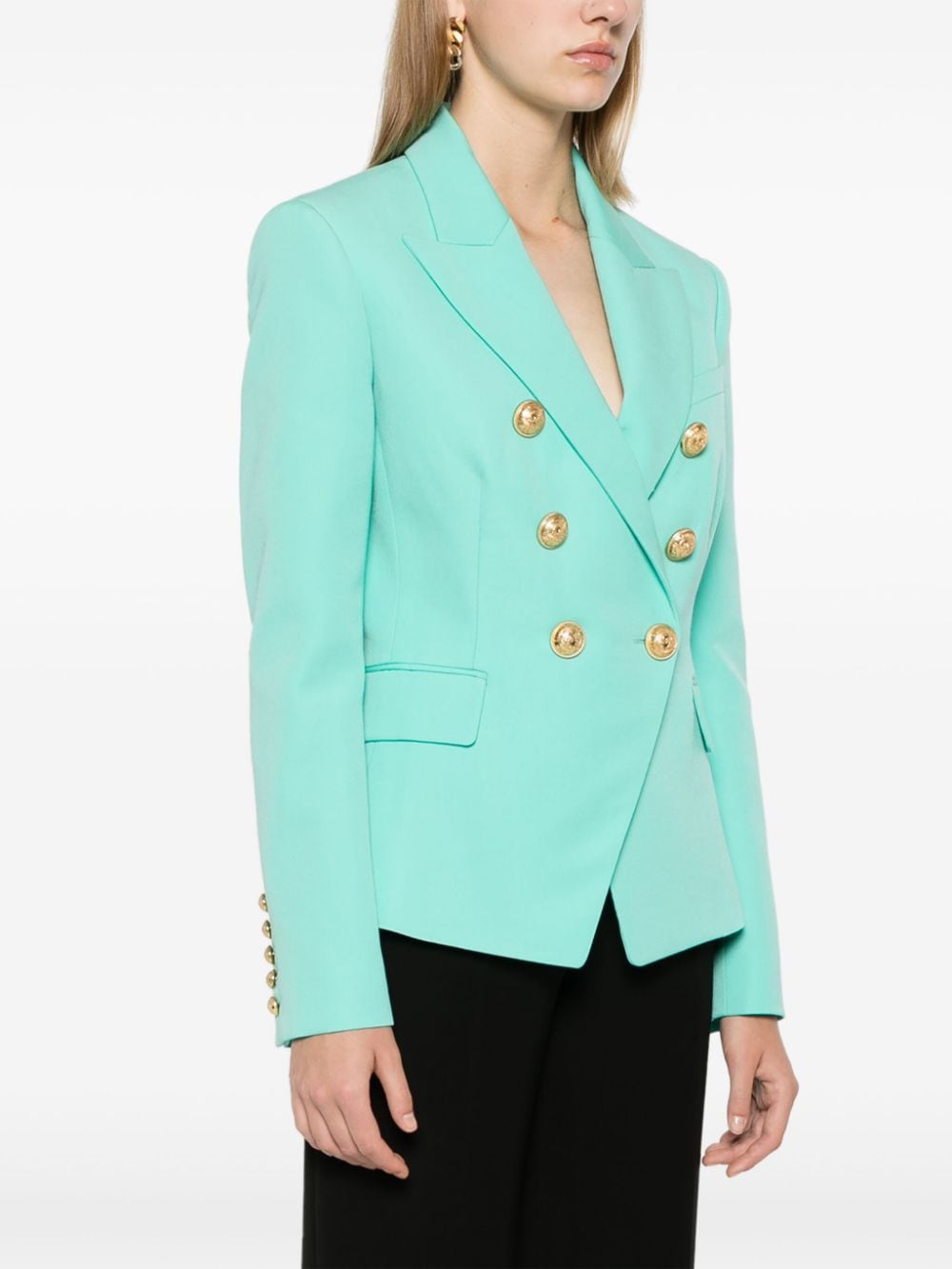 - Wool Double-breasted Jacket