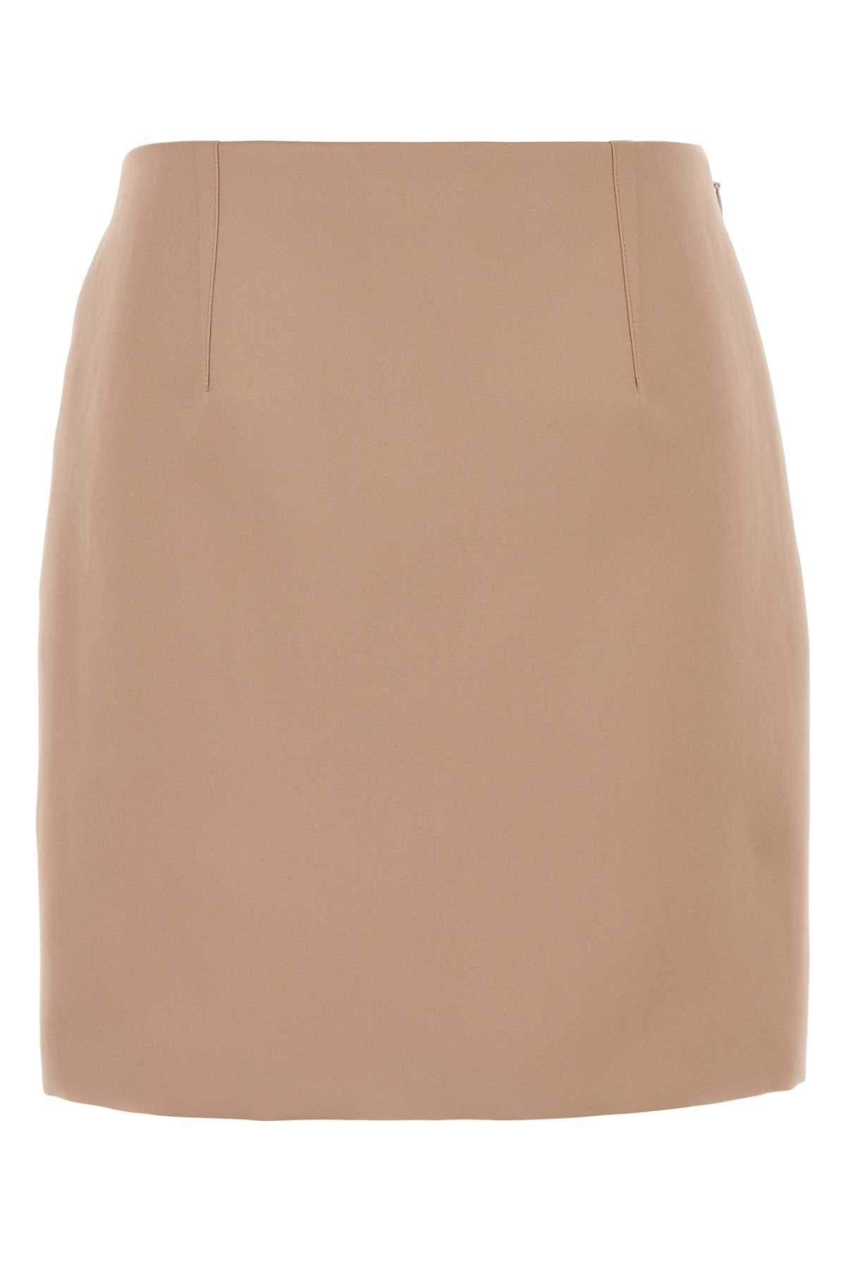 Satin Mini Skirt — Pink