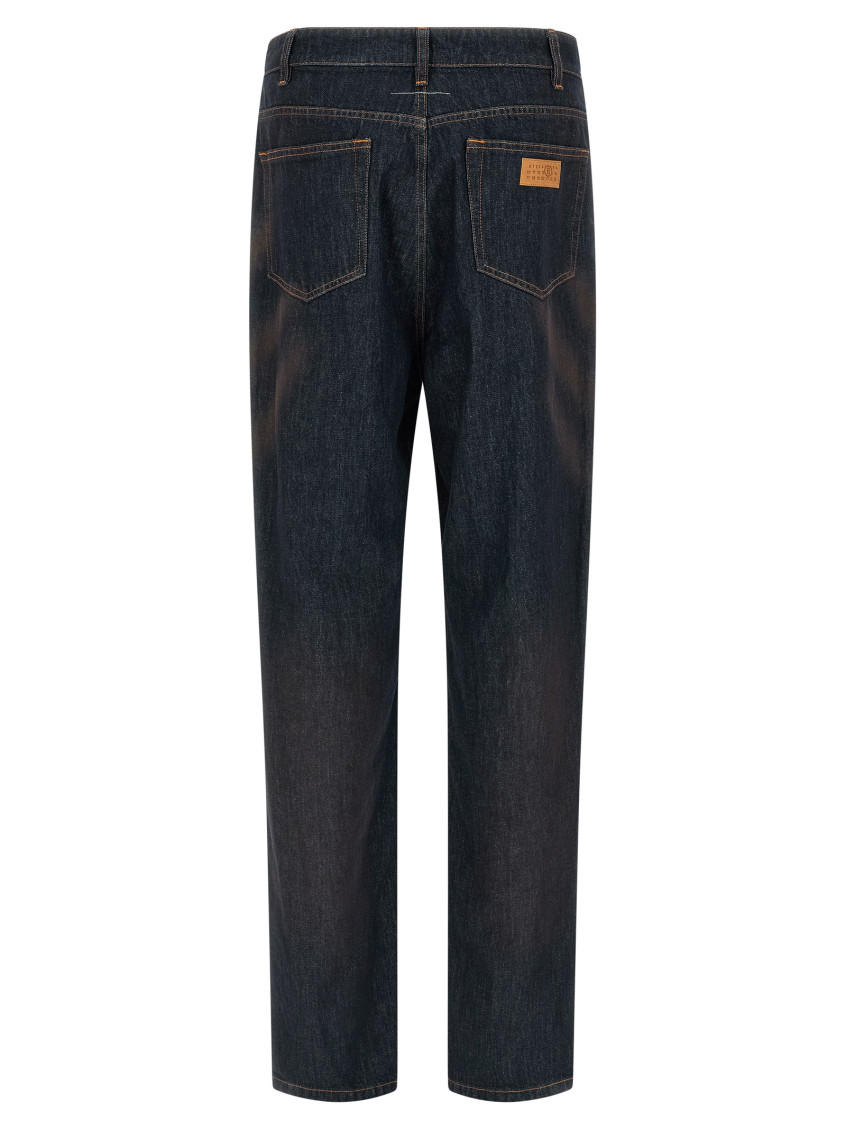 Maison Margiela - regular fit straight leg denim trouser
