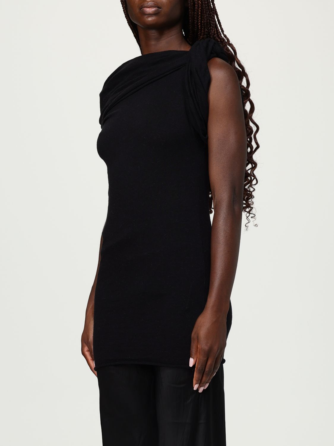 Top Woman color Black