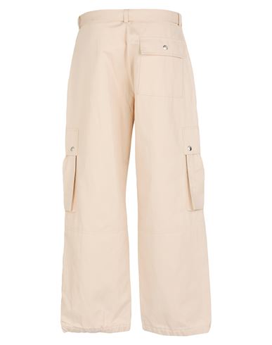 Jacquemus Man Pants Beige Size 34 Cotton, Linen