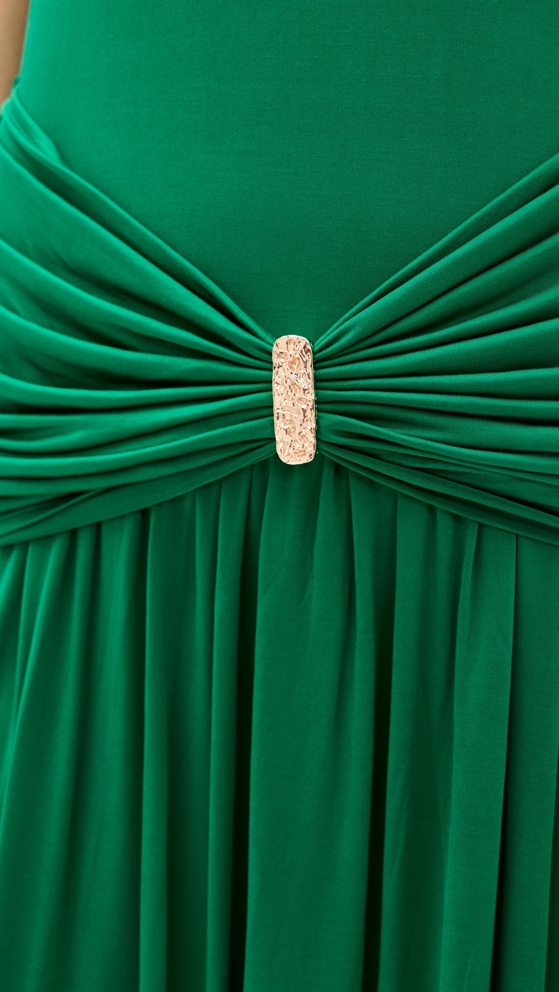 Ibiza Cupro Dress Emerald