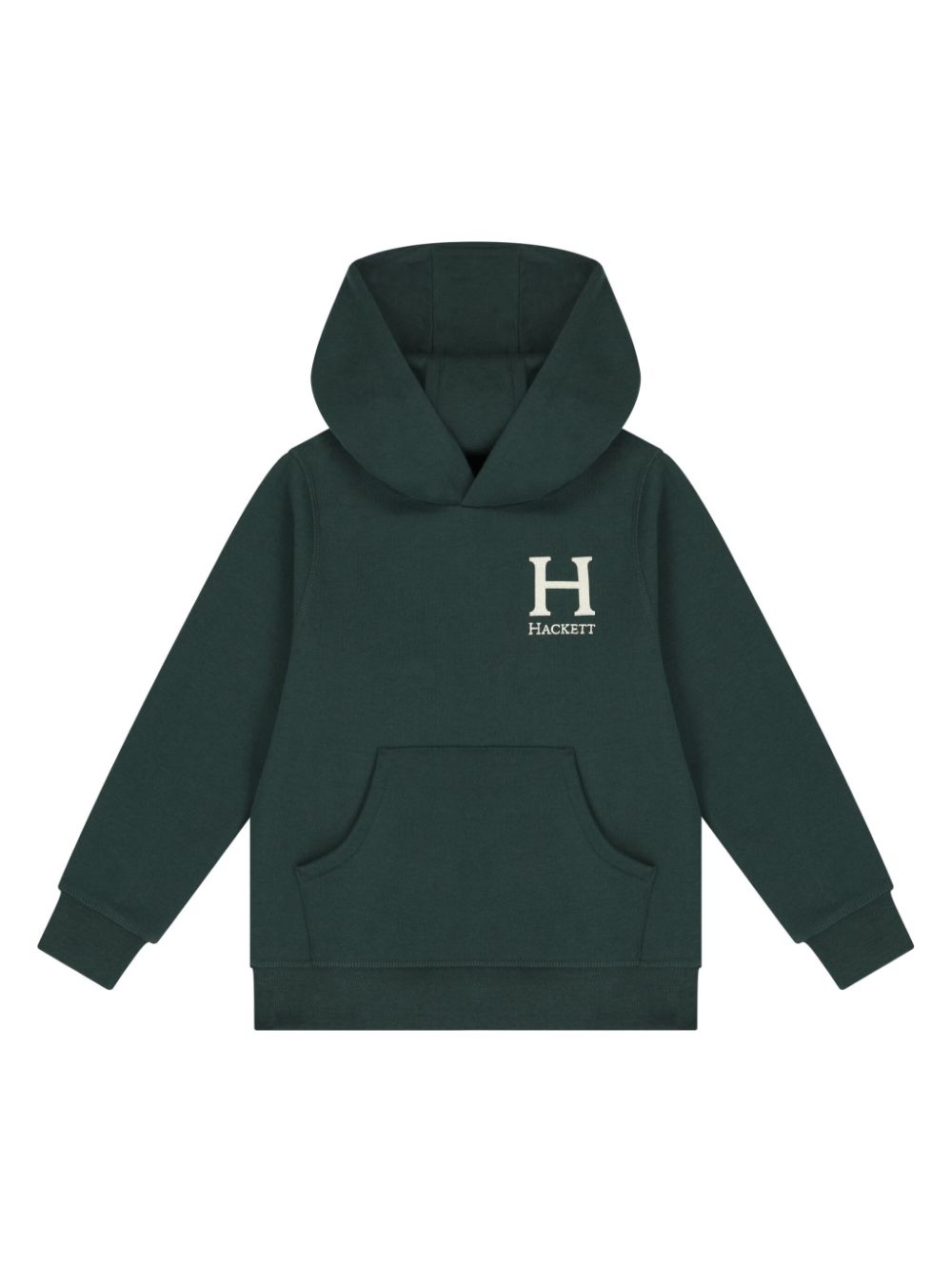 Logo-print hoodie - Green