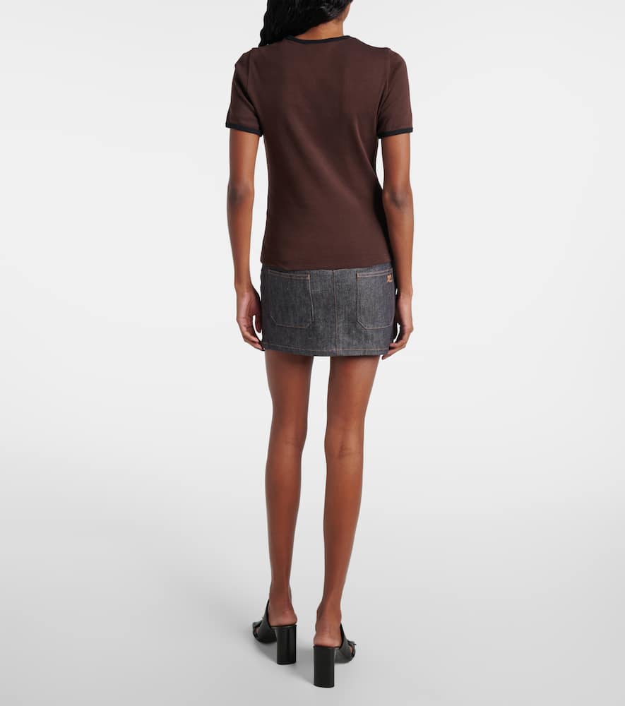 Courrèges Logo cotton T-shirt