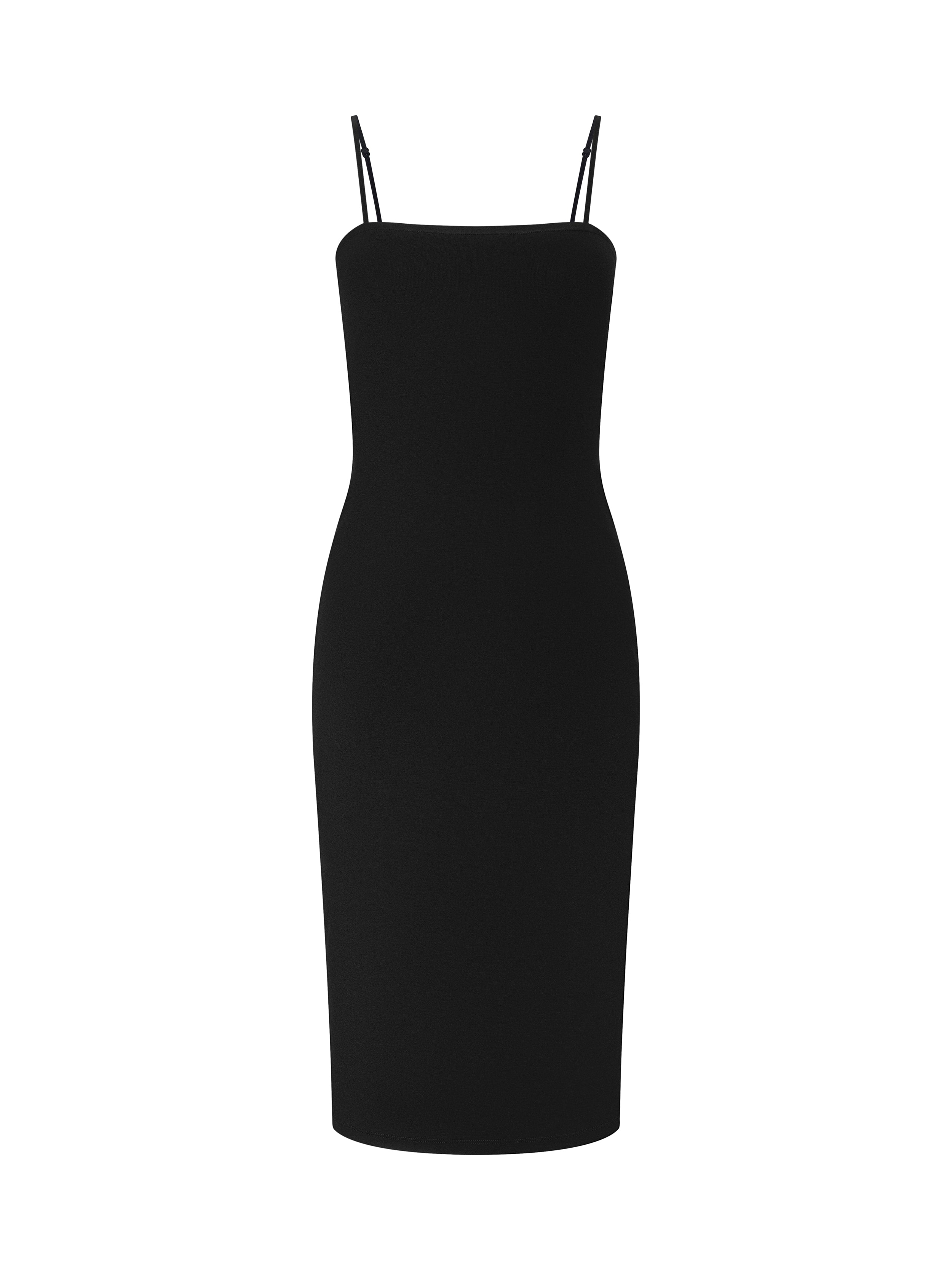 Eira Midi Dress In Black
