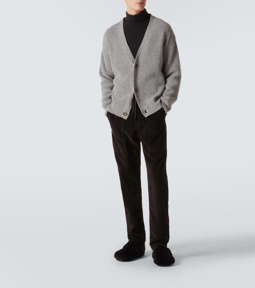 Boston 1774 shearling-lined suede mules
