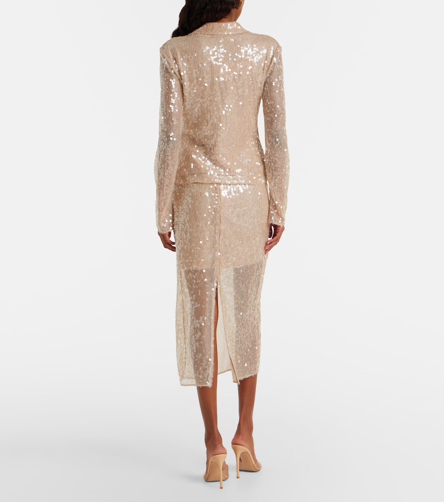 Allora sequined midi skirt