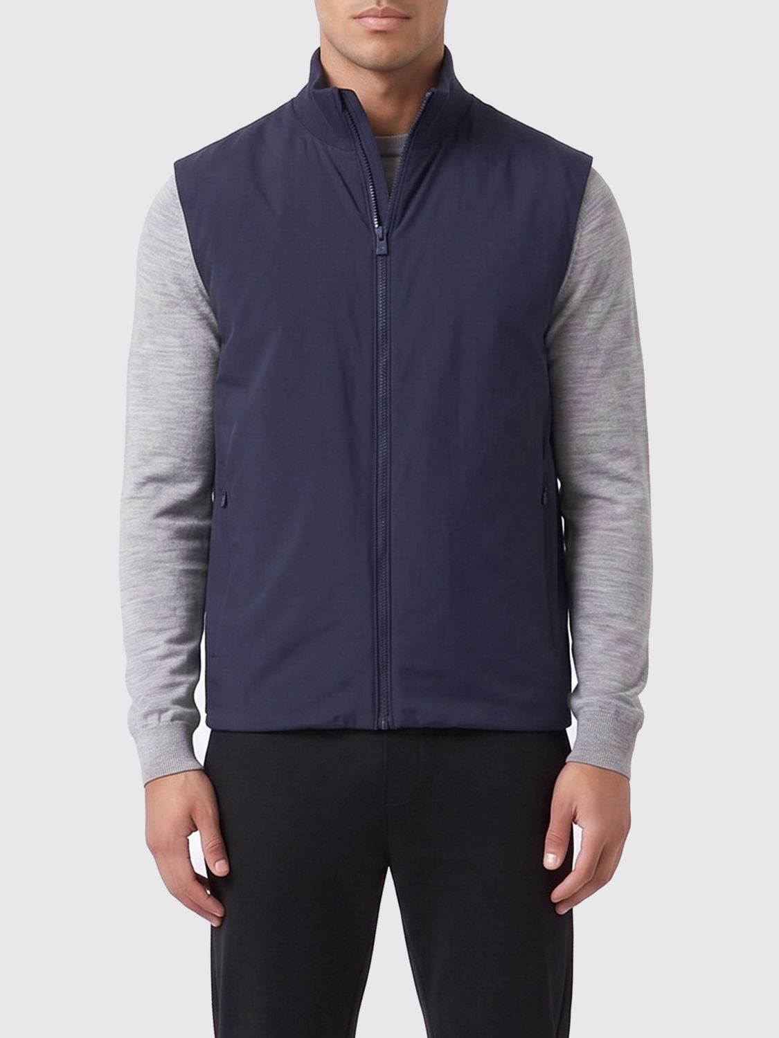 Coat Men color Blue
