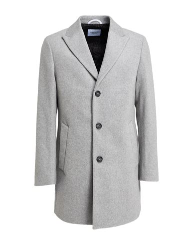 Man Coat Light grey Size 38 Wool, Polyester, Cashmere