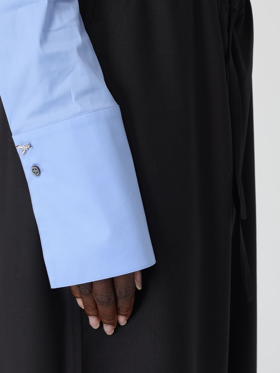 Poplin shirt body - White