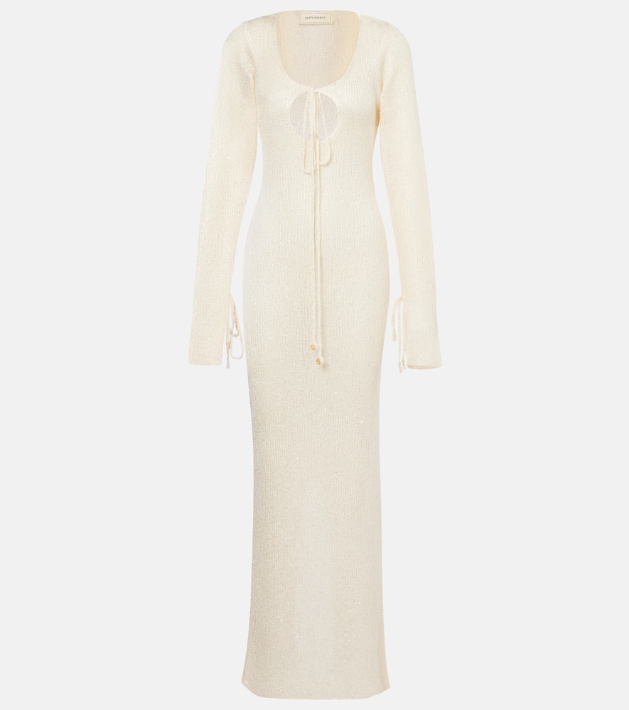 Kyle sequined knitted maxi dress