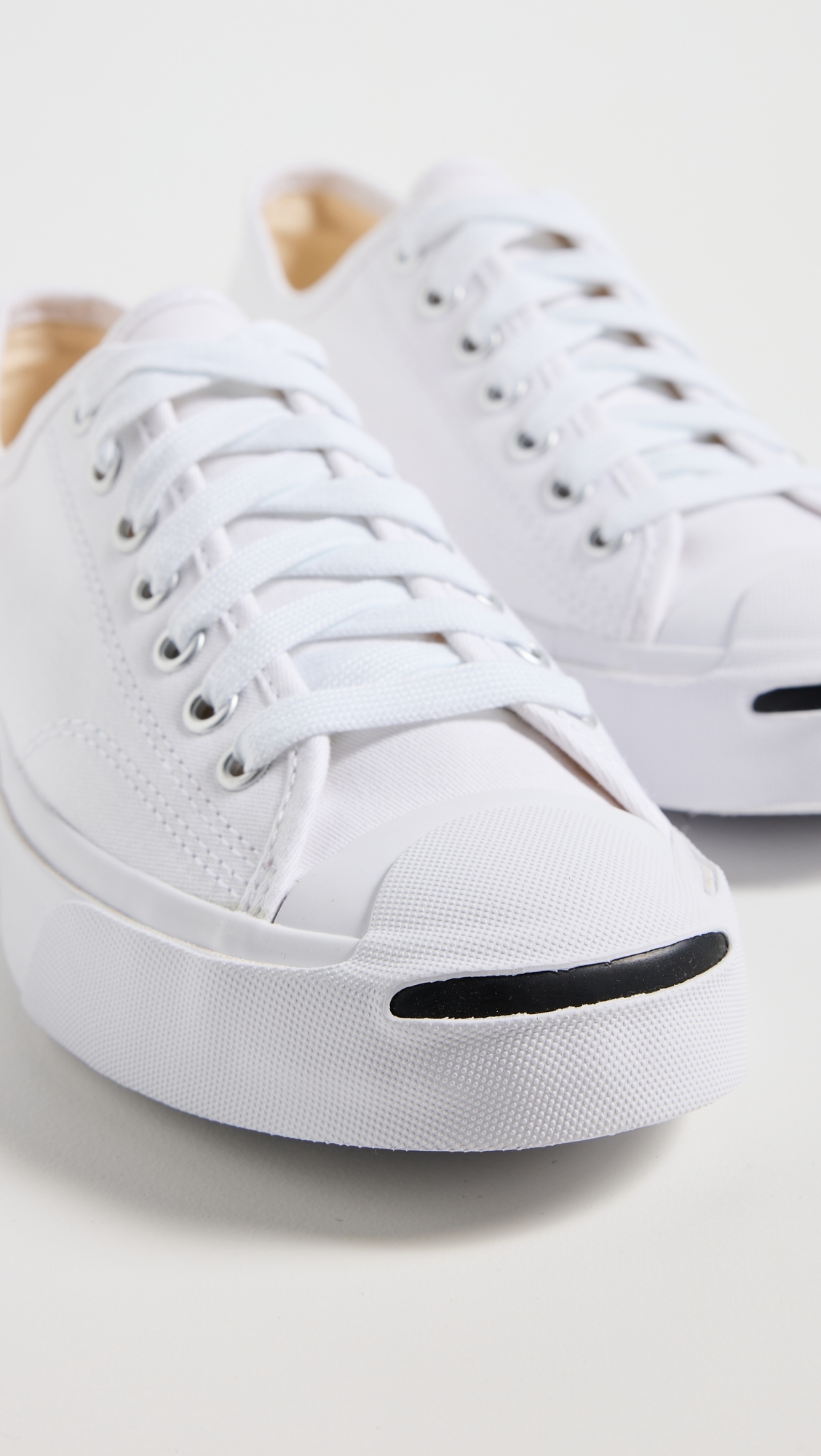 Jack Purcell Canvas Sneakers White/White/Black W
