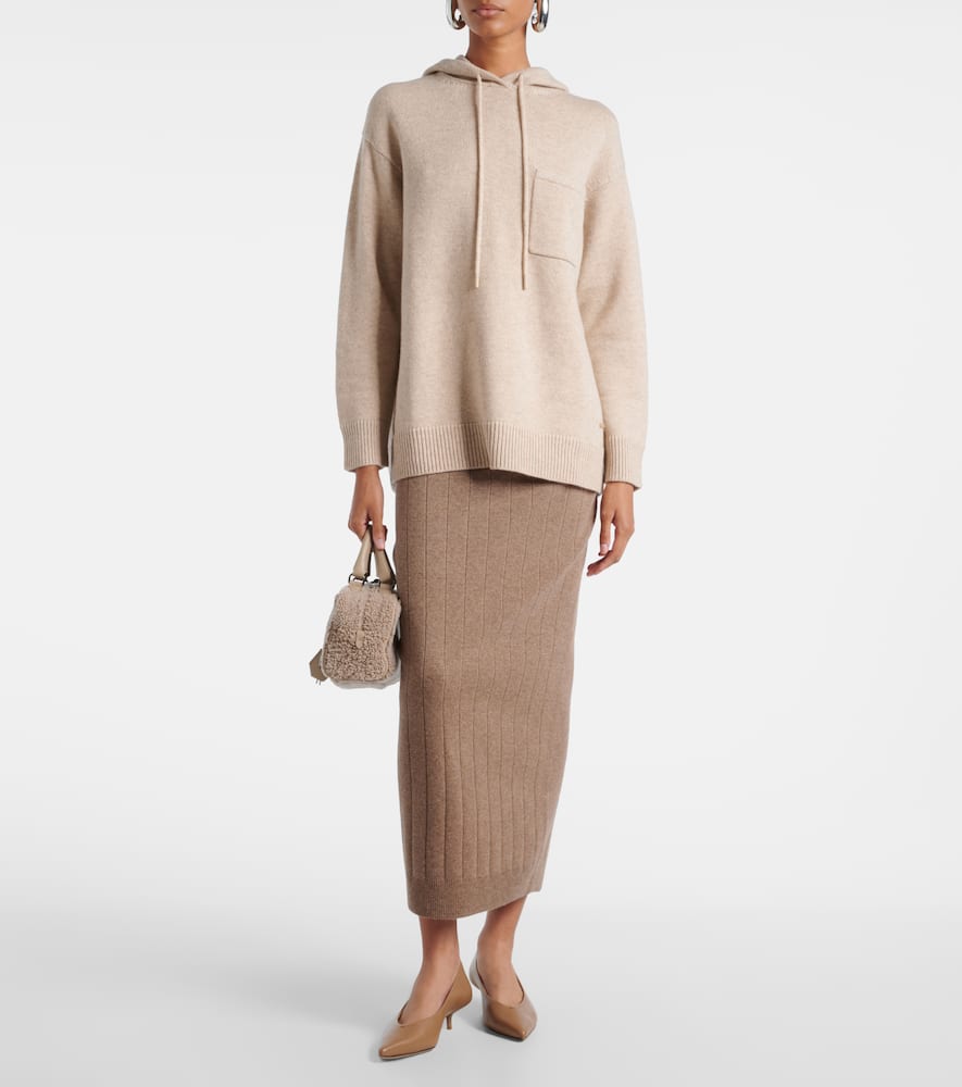 Liana wool and cashmere hoodie