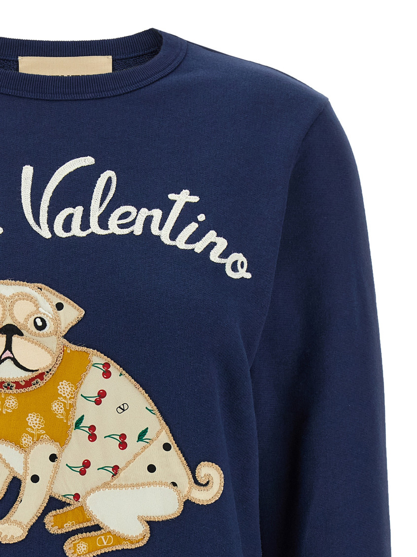 Valentino Garavani - Chez Valentino Sweatshirt Blue