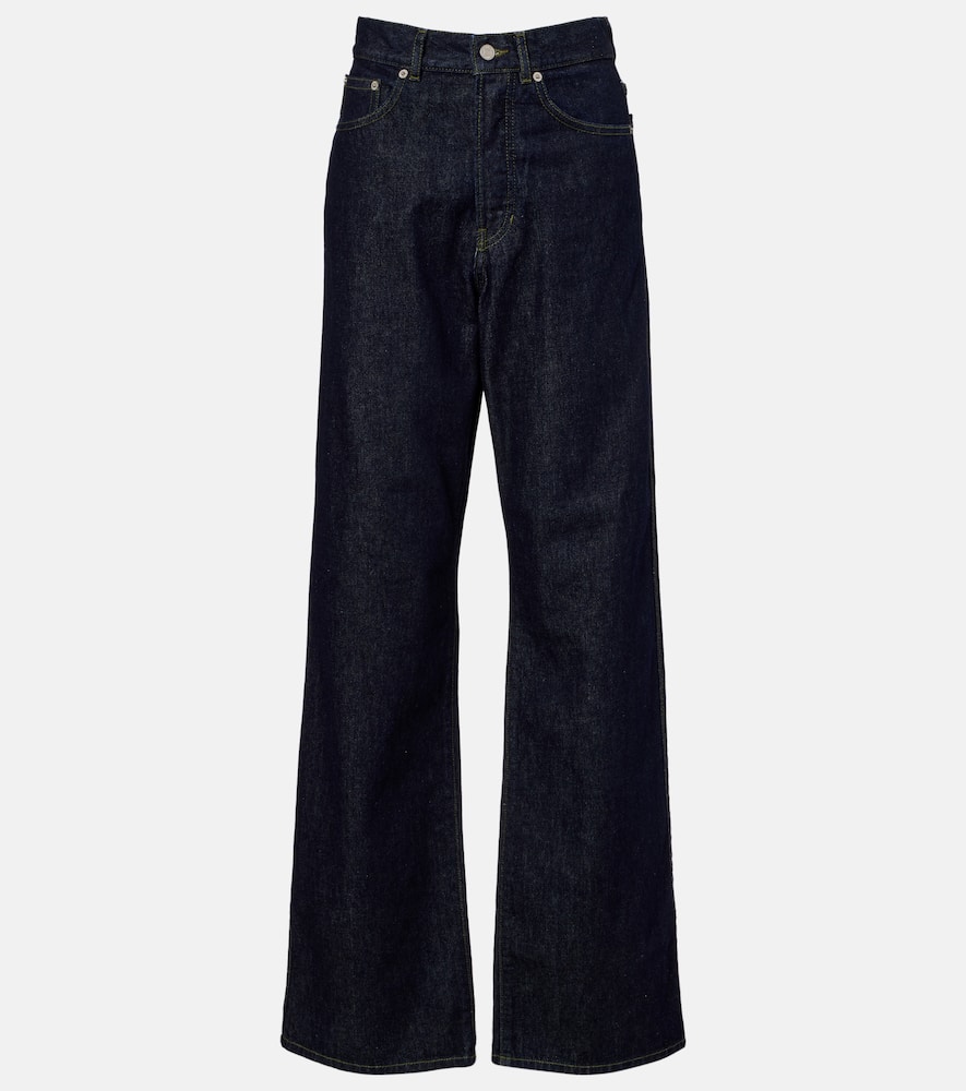 High-rise wide-leg jeans