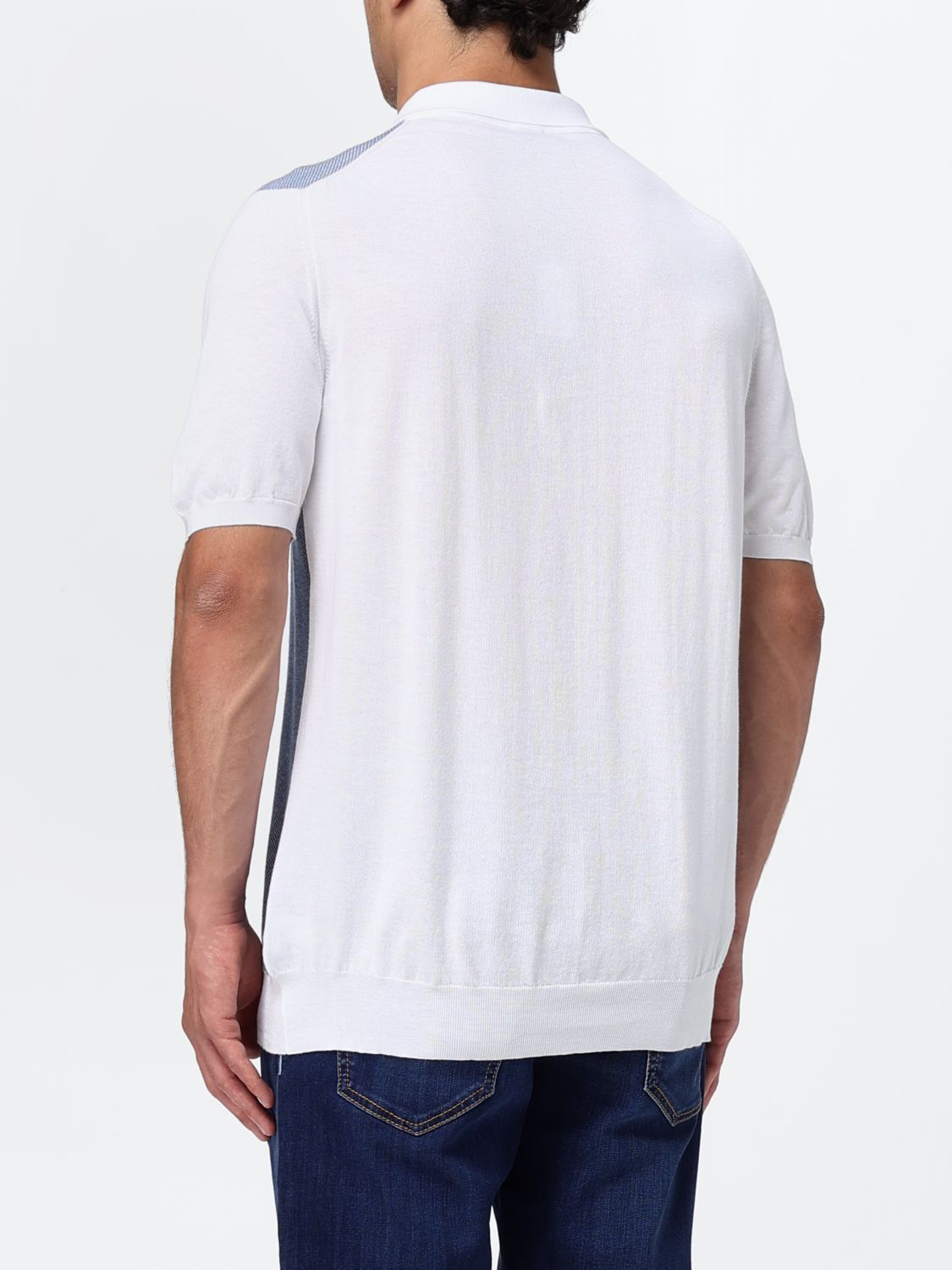 Polo Shirt Men color White