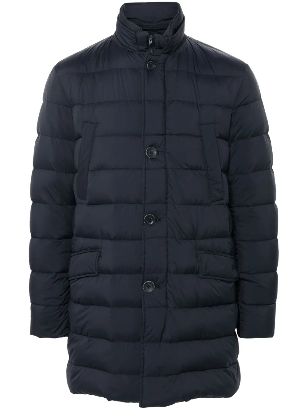Goose Down Padded Down Coat — Navy