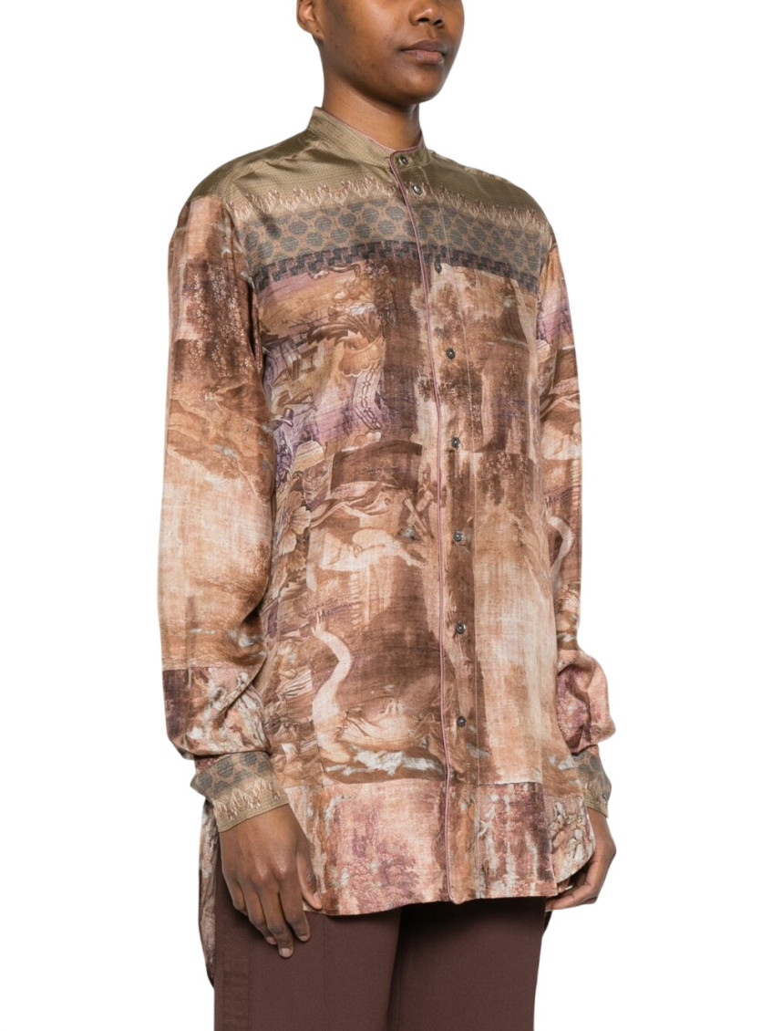 Printed Silk Shirt