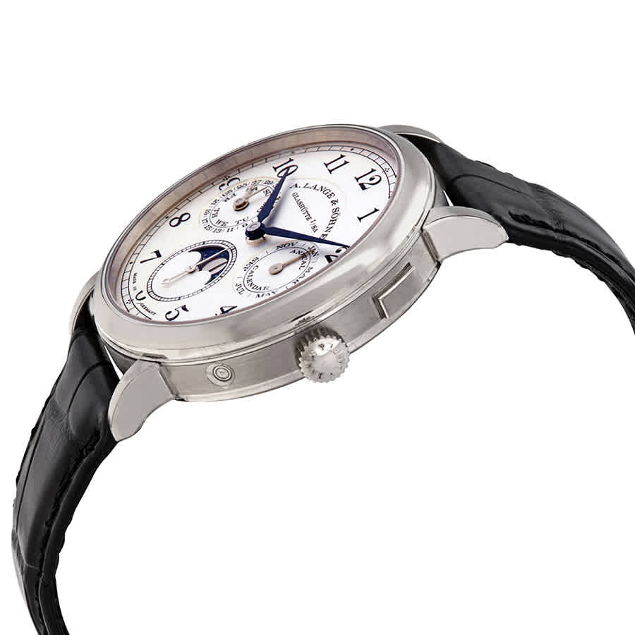 1815 Annual Calendar Moonphase Mens 18kt White Gold Watch 238.026