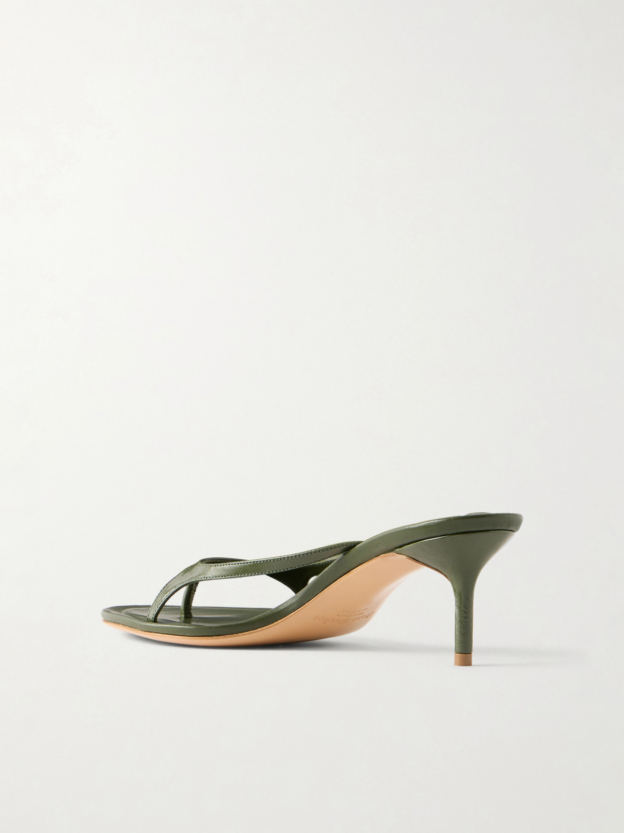 Patent-leather Sandals - Green
