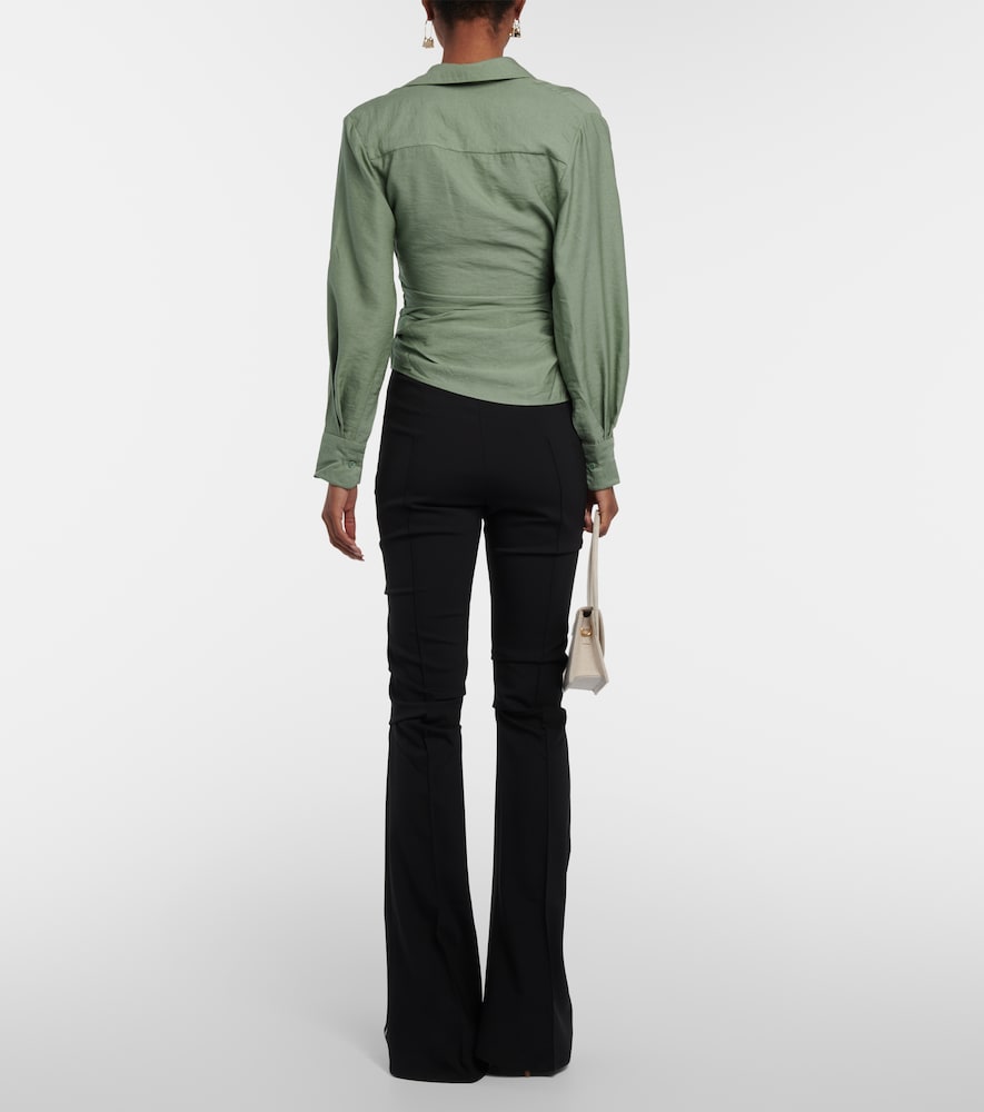 Le Bahia tie-front shirt