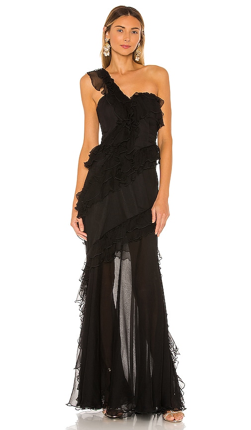 AMUR Harlow Dress in Black. - 2 also