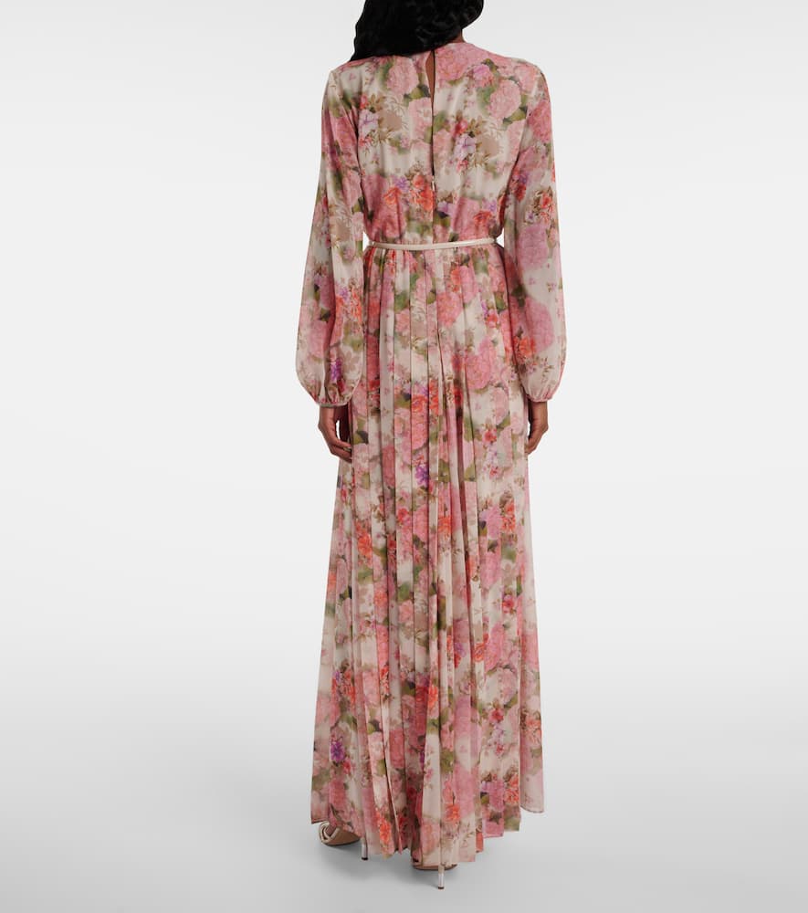 Floral embellished maxi dress
