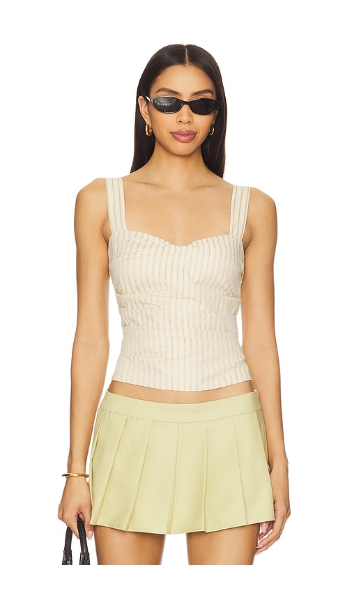 LIONESS Cobain Corset in Beige. -  M also in L, S, XL