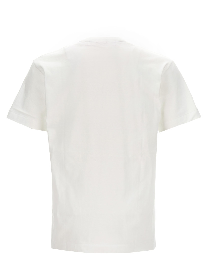 White Logo cotton t-shirt