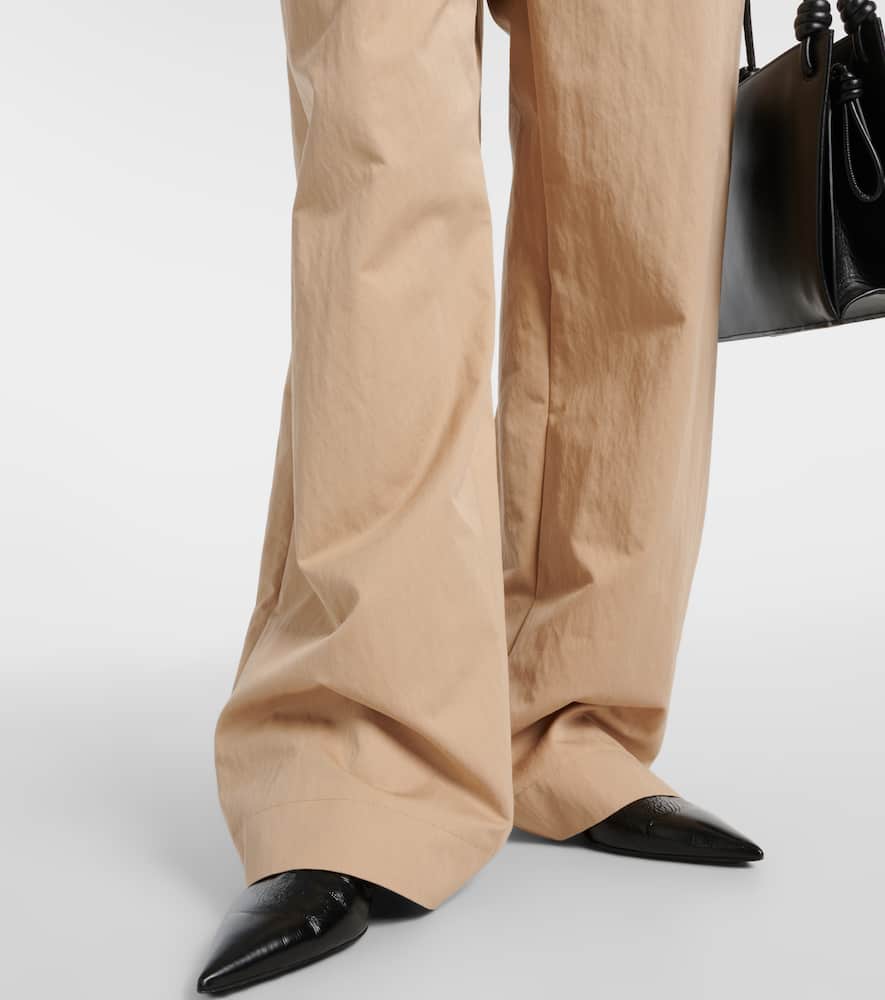 Wardrobe. NYC Drill Chino cotton-blend wide-leg pants