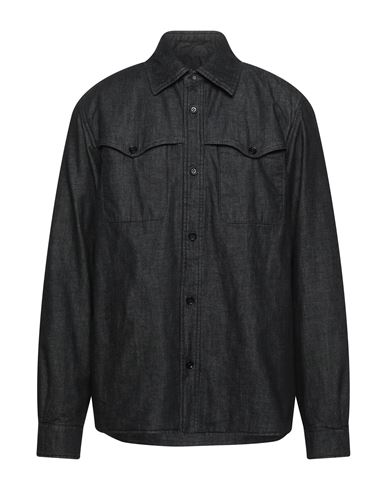 Man Denim shirt Black
