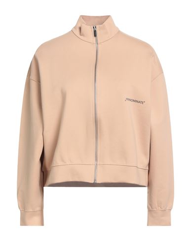 Woman Sweatshirt Sand Size M Viscose, Polyamide, Elastane