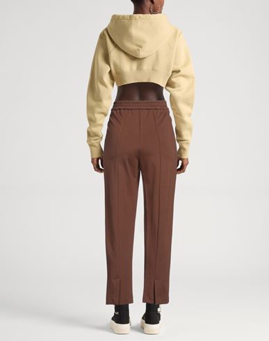 Meimeij Woman Pants Dark brown Size 4 Viscose, Polyamide, Elastane