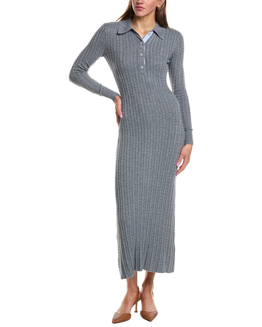 Wool-Blend Cable Cardigan