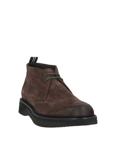 Man Ankle boots Brown Size 7 Leather