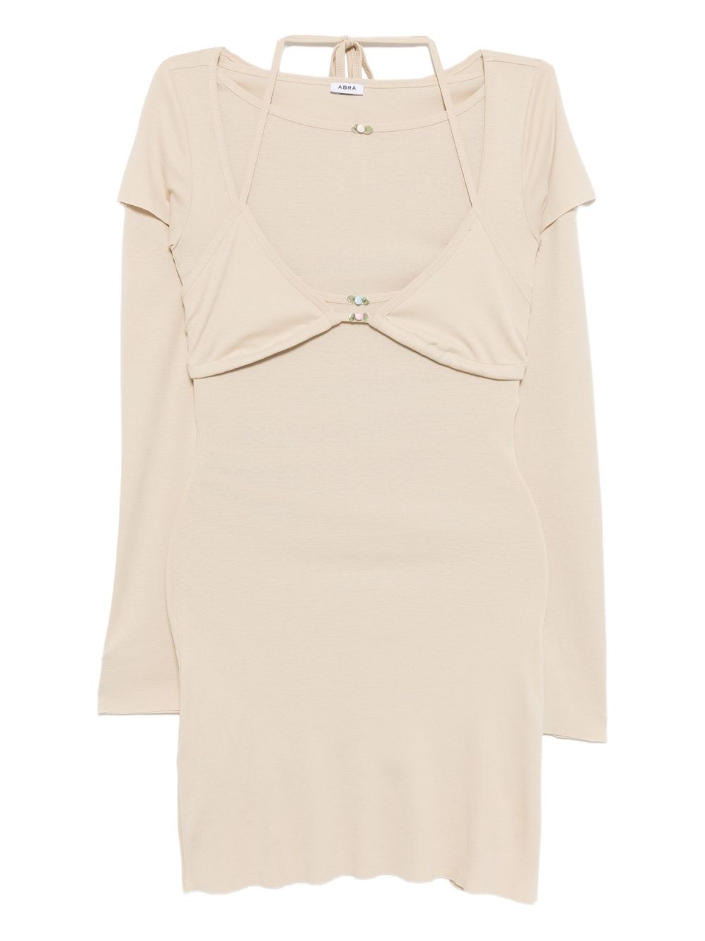 Overlayered dress - Neutrals