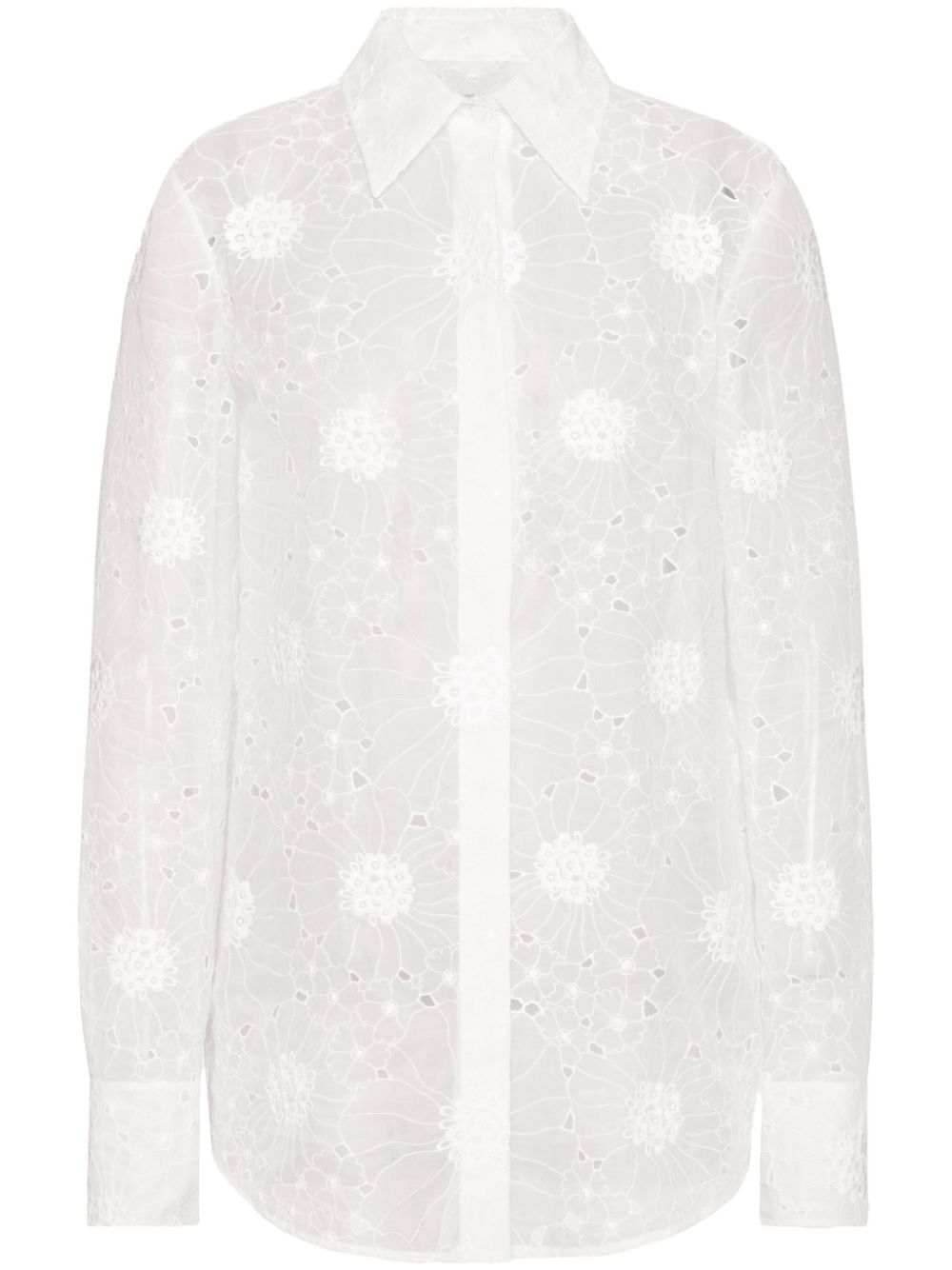 Broderie anglaise shirt - White