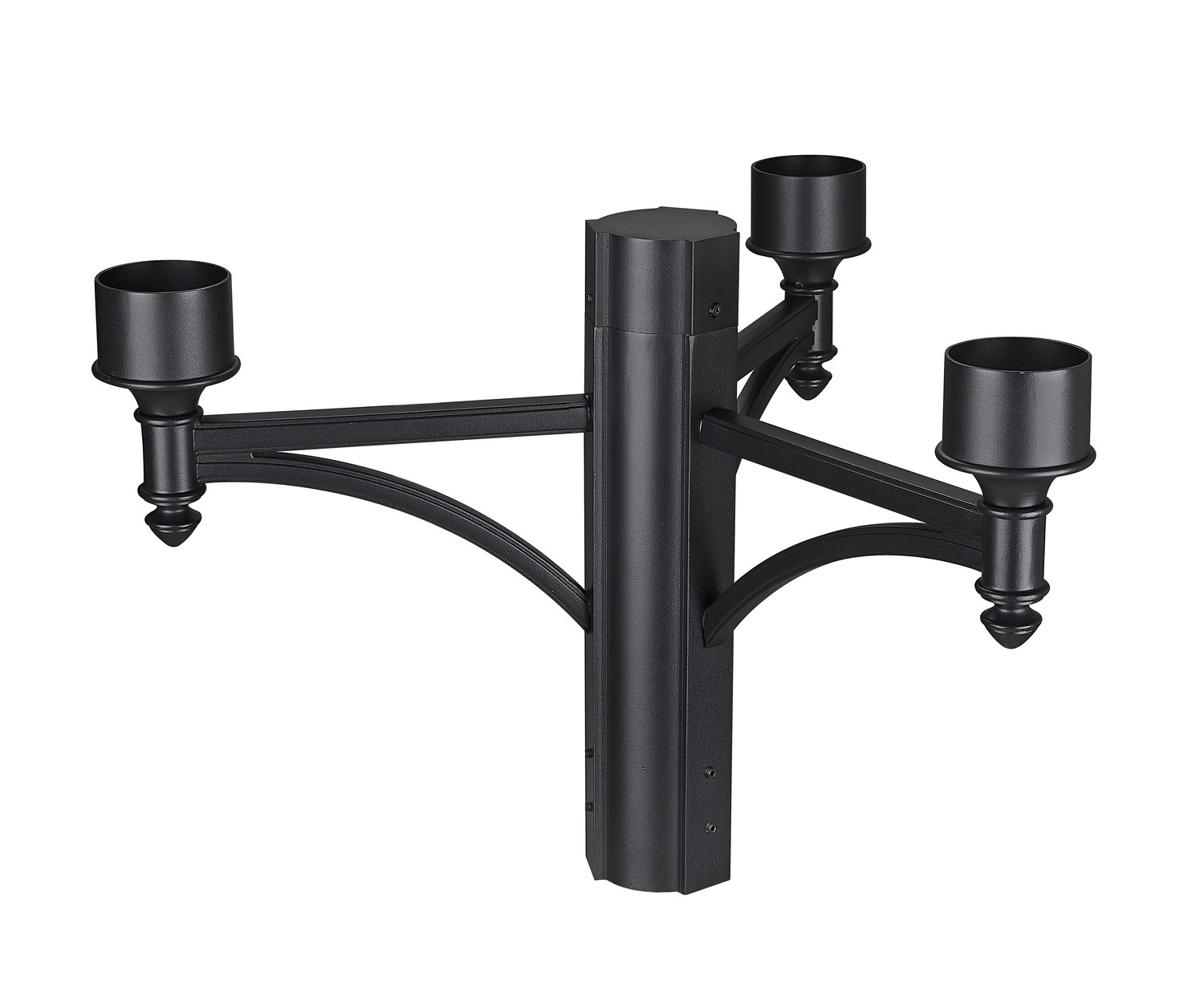 Black Outdoor Posts Hardware from the Outdoor Collection