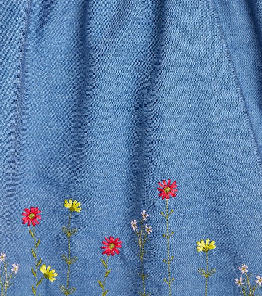 Clementina embroidered cotton dress