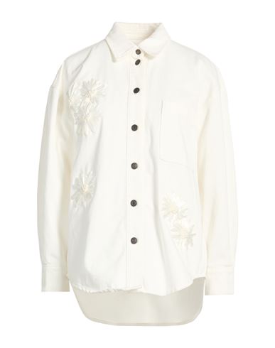 Woman Shirt Off white Size 10 Cotton
