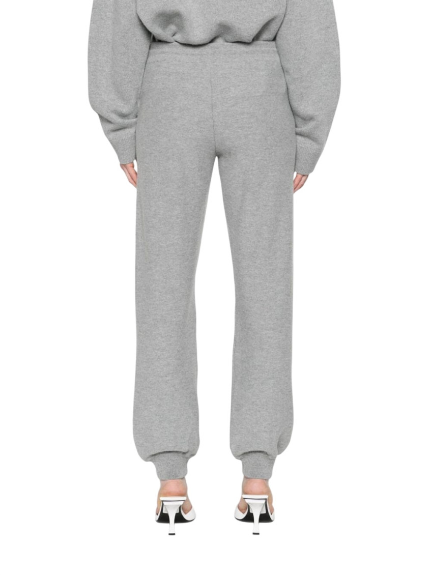 Elasticated Drawstring Waistband Knitted Track Pants