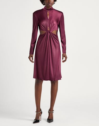 Woman Mini dress Plum Size M Polyester, Elastane