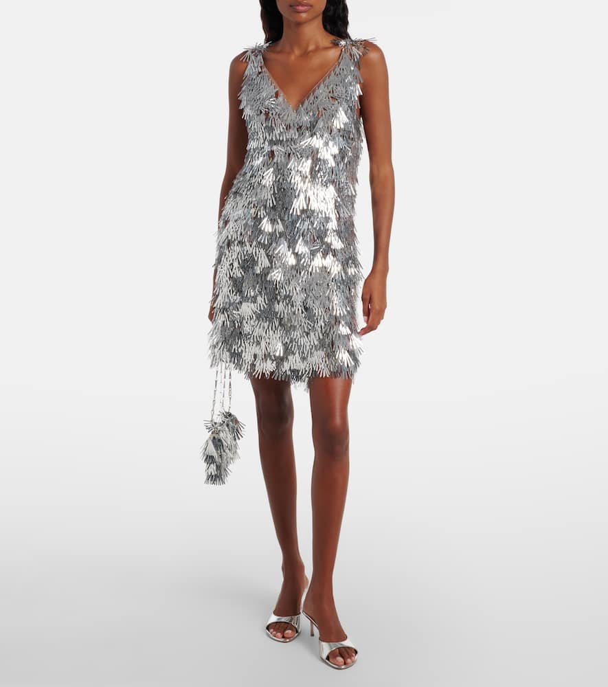 Embellished minidress