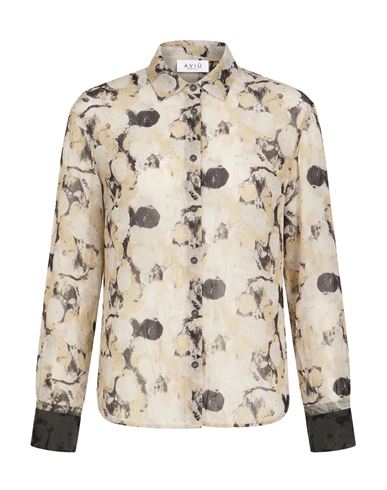 Aviù Woman Shirt Khaki Size 6 Polyester