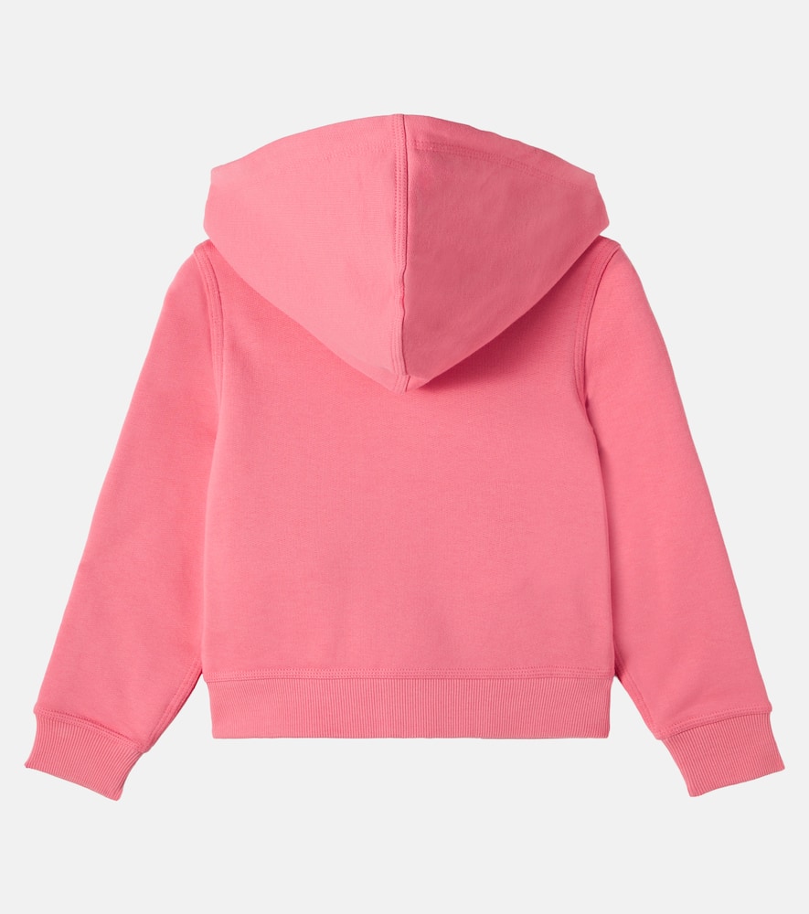 Burberry Check EKD cotton zip-up hoodie