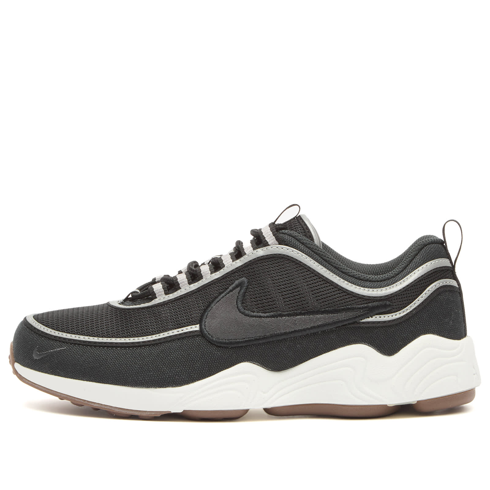 Men's Air Zoom Spiridon Sneaker Noir/Purple/Silver