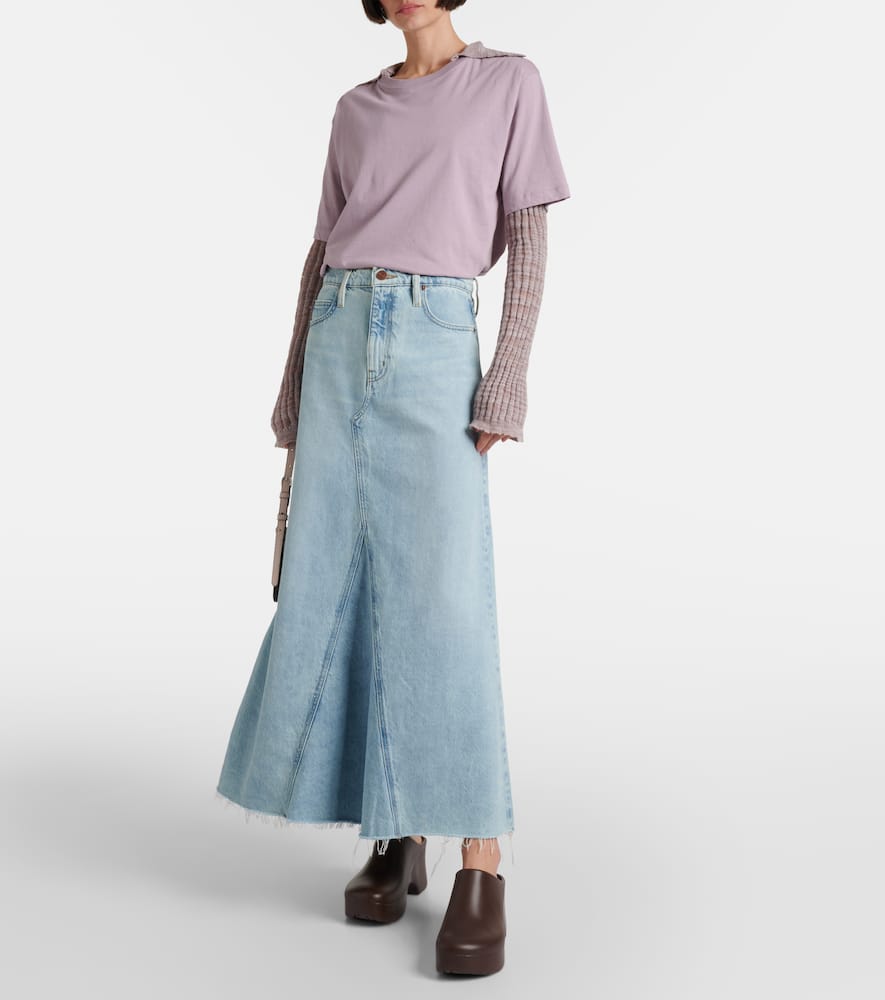 Dorothy denim maxi skirt